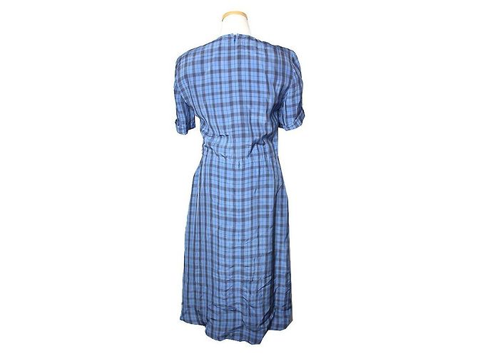 Abito a quadri blu Acne Studios - vista 2