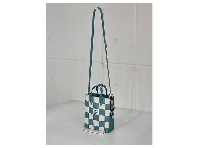 Louis Vuitton Borsa Sakpla XS Virgil Abloh Crossbody Tote Bag Blu - vista 13