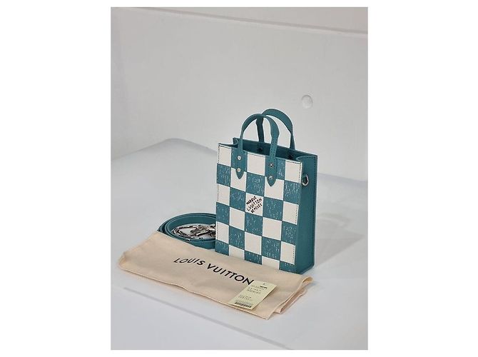 Louis Vuitton Borsa Sakpla XS Virgil Abloh Crossbody Tote Bag Blu - vista 2
