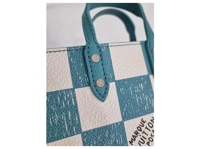 Louis Vuitton Borsa Sakpla XS Virgil Abloh Crossbody Tote Bag Blu - vista 4