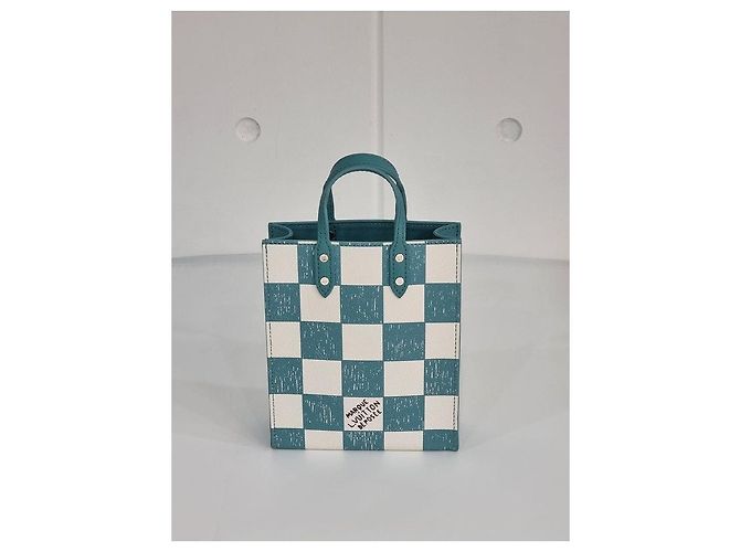 Louis Vuitton Borsa Sakpla XS Virgil Abloh Crossbody Tote Bag Blu - vista 6