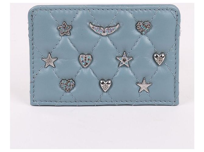 Zadig & Voltaire ZV Pass Charm Blue Kartenetui Blau - Ansicht 2