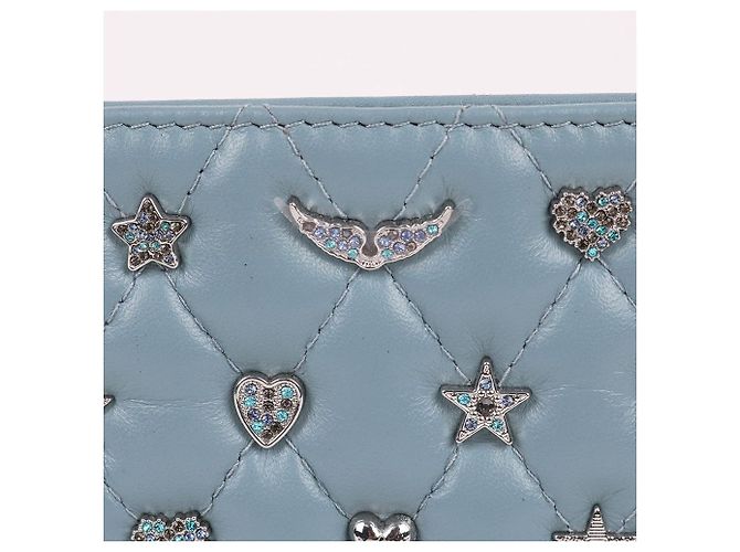 Zadig & Voltaire ZV Pass Charm Blue Kartenetui Blau - Ansicht 3