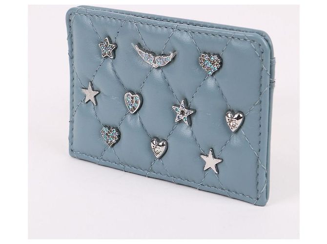 Zadig & Voltaire ZV Pass Charm Blue Kartenetui Blau - Ansicht 4