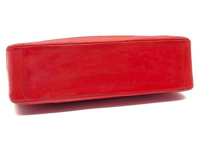 Chanel Lammfelltasche Rot - Ansicht 7