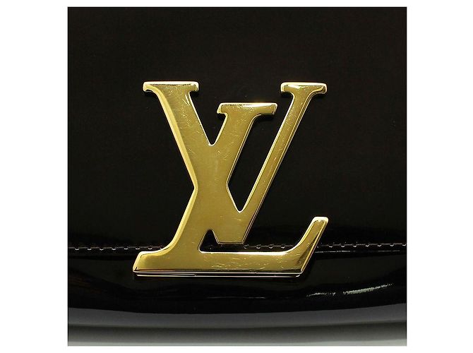 Louis Vuitton Borsa a tracolla Louise GM con catena in Amarante Patent Multicolore - vista 8