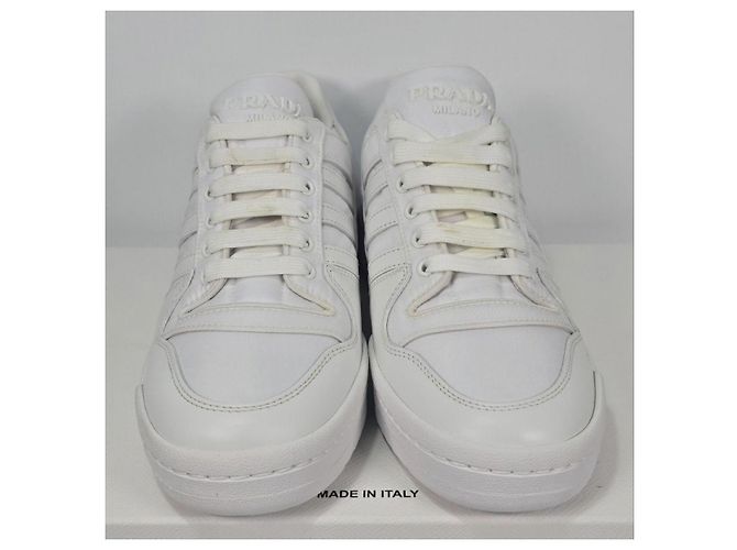 Sneakers Low Prada Adidas Re-Nylon Argento - vista 3