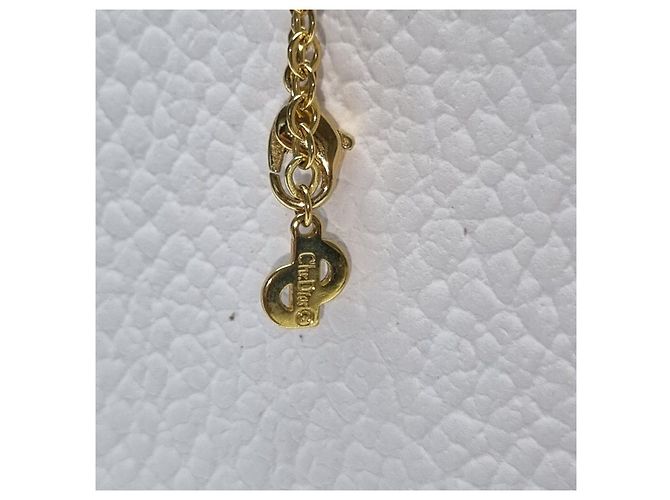 Dior Anello Logo Cuore e Collana con Pietra (Collana Premium) D'oro - vista 14