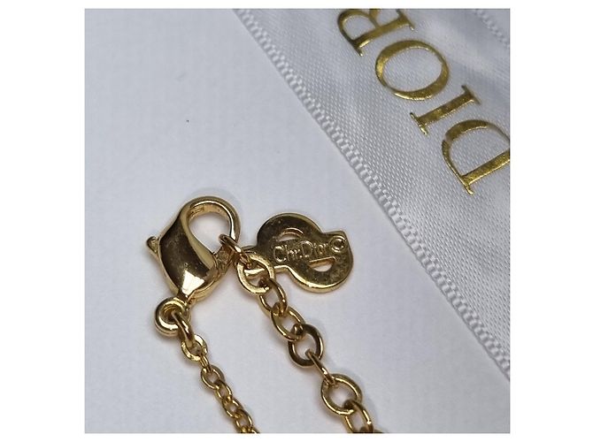 Dior Anello Logo Cuore e Collana con Pietra (Collana Premium) D'oro - vista 16