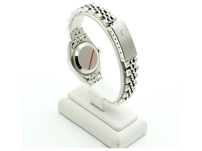 Rolex Reloj Datejust de acero para mujer Original Ten-Point Diamond Plata - vista 5