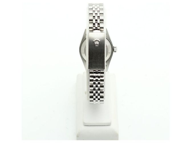 Rolex Reloj Datejust de acero para mujer Original Ten-Point Diamond Plata - vista 6