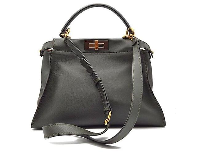 Fendi Peekaboo Regular Braun - Ansicht 3