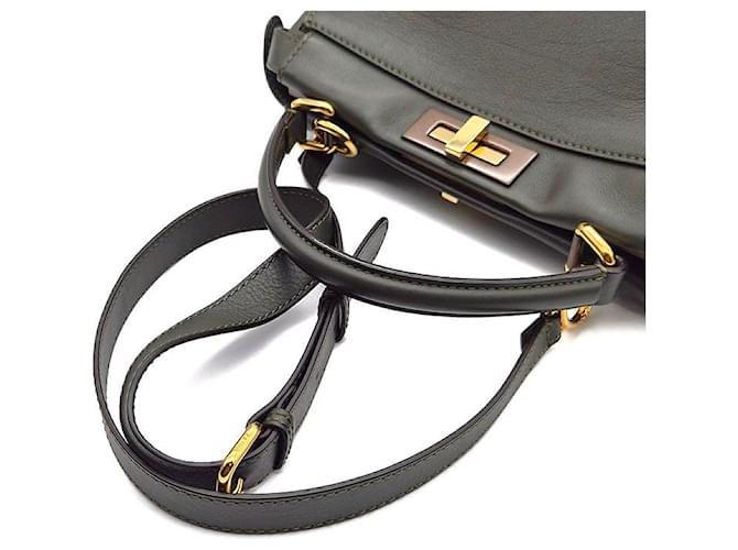 Fendi Peekaboo Regular Braun - Ansicht 5