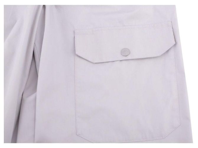 Hermès Pantaloni cargo plissettati Raspail da uomo Argento - vista 6