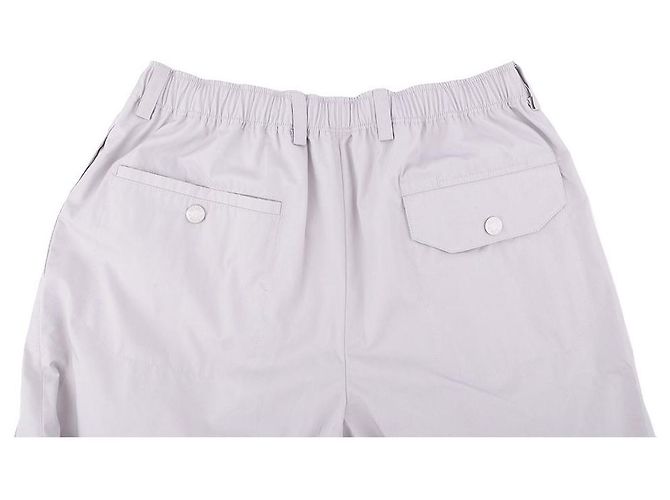 Hermès Pantaloni cargo plissettati Raspail da uomo Argento - vista 8