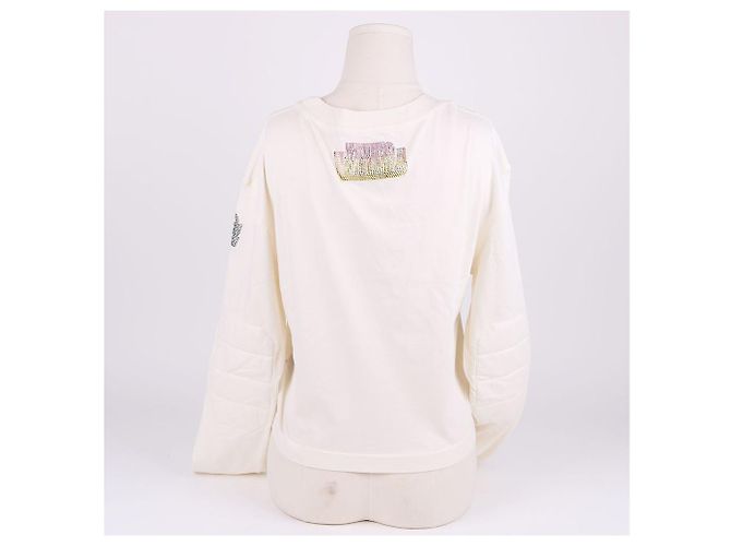 Zadig & Voltaire Weiße Sweatshirt für Damen mit Logo-Stickerei - Ansicht 4