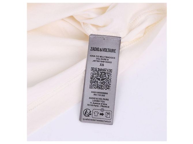 Zadig & Voltaire Weiße Sweatshirt für Damen mit Logo-Stickerei - Ansicht 9