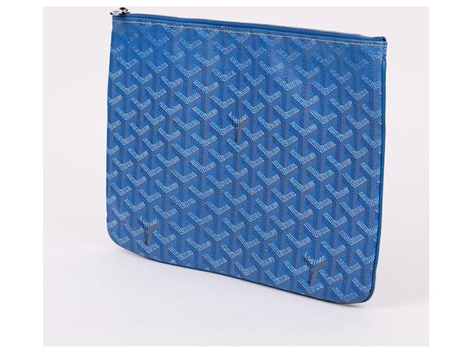 Goyard Clutch da uomo Victwar Blue Sena MM - vista 3