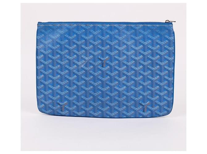 Goyard Clutch da uomo Victwar Blue Sena MM - vista 4
