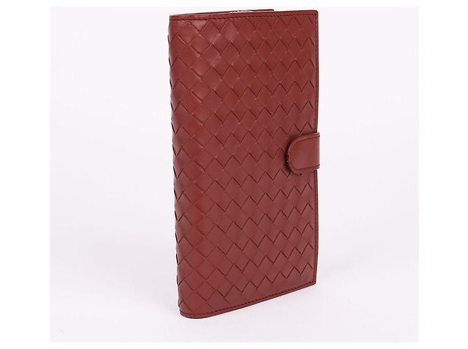 Bottega Veneta Cartera larga de malla Intrecciato marrón Castaño - vista 4
