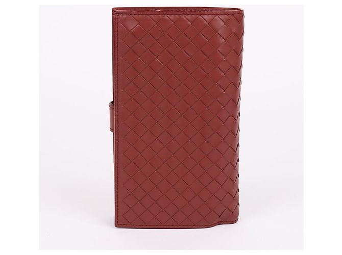 Bottega Veneta Cartera larga de malla Intrecciato marrón Castaño - vista 5