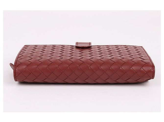 Bottega Veneta Cartera larga de malla Intrecciato marrón Castaño - vista 7