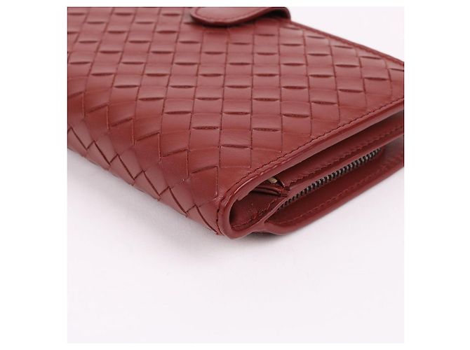 Bottega Veneta Cartera larga de malla Intrecciato marrón Castaño - vista 8