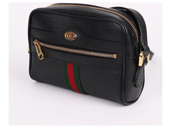 Gucci Mini borsa a tracolla da donna Ophidia Black Nero - vista 4
