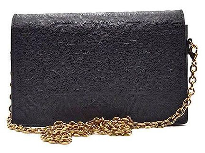 Louis Vuitton Monogram Canvas Chain Wallet Schwarz - Ansicht 3