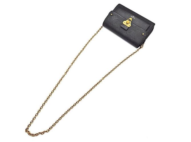 Louis Vuitton Monogram Canvas Chain Wallet Schwarz - Ansicht 4