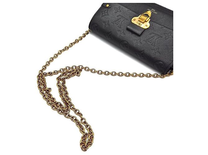 Louis Vuitton Monogram Canvas Chain Wallet Schwarz - Ansicht 5