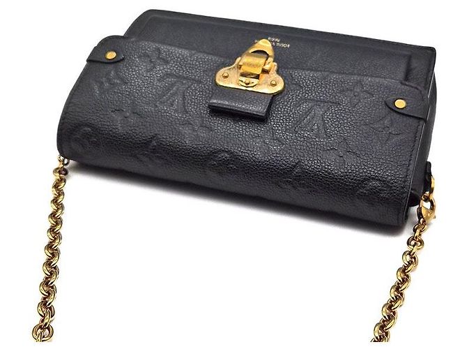 Louis Vuitton Monogram Canvas Chain Wallet Schwarz - Ansicht 6
