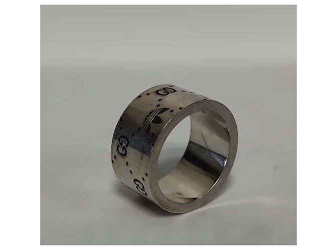 Gucci Anello d'argento Collaborazione Adidas Nuovo prodotto Argento D'oro - vista 17