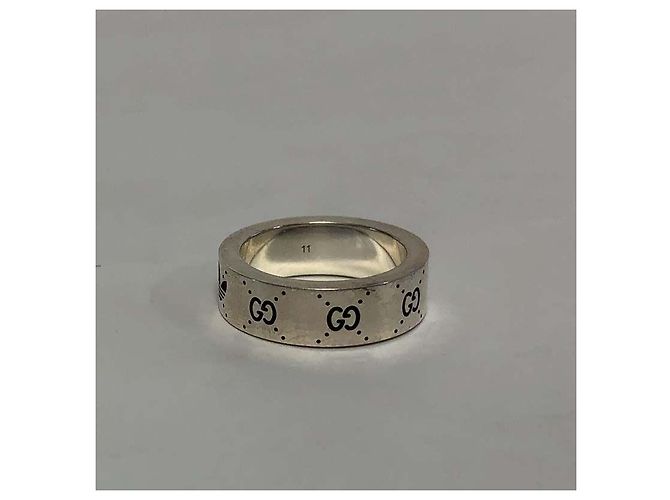 Gucci Anello d'argento Collaborazione Adidas Nuovo prodotto Argento D'oro - vista 4