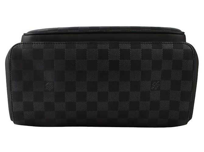 Louis Vuitton Zaino Campus Damier Infini Onyx Silver Nero - vista 6