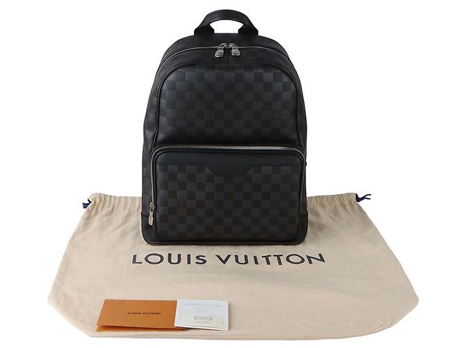Louis Vuitton Zaino Campus Damier Infini Onyx Silver Nero - vista 8