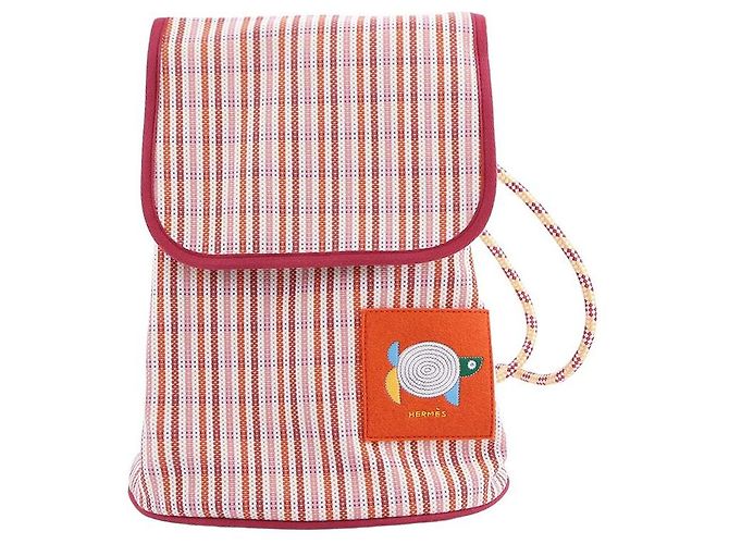 Hermès Zaino Animaux Nattes Multicolore - vista 5