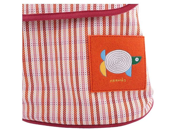 Hermès Zaino Animaux Nattes Multicolore - vista 8