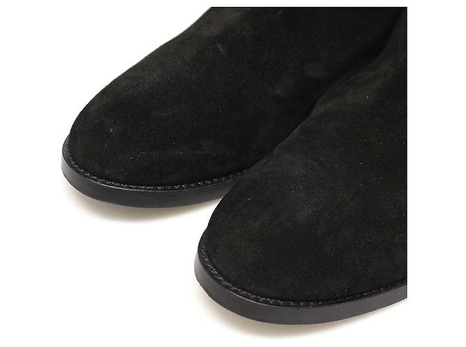 Tory Burch Botas altas SIMONE de ante negro para mujer - vista 6