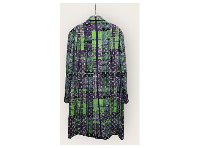 Louis Vuitton Monogram Neon Check Mantel Virgil Abloh Mehrfarben - Ansicht 4