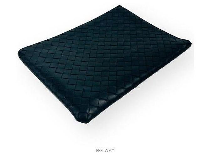 Bottega Veneta Clutch in rete nera unisex Nero - vista 5