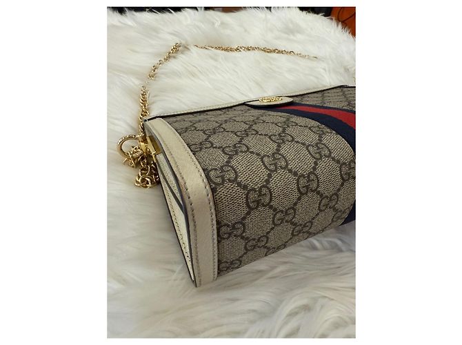 Gucci Borsa a Spalla Ophidia GG Supreme Multicolore - vista 10