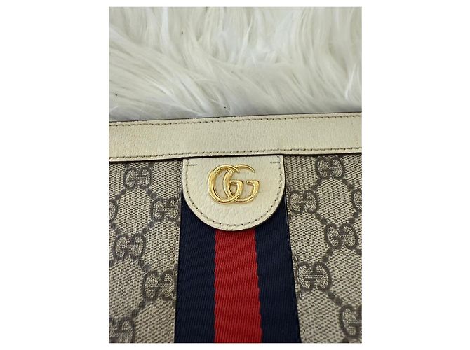 Gucci Borsa a Spalla Ophidia GG Supreme Multicolore - vista 14