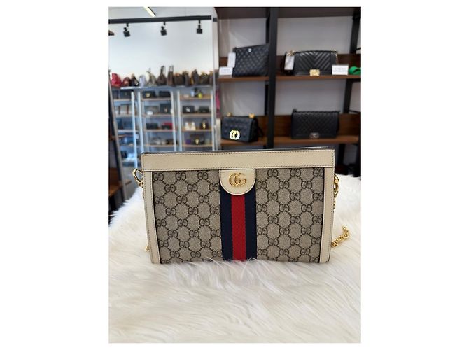 Gucci Borsa a Spalla Ophidia GG Supreme Multicolore - vista 2