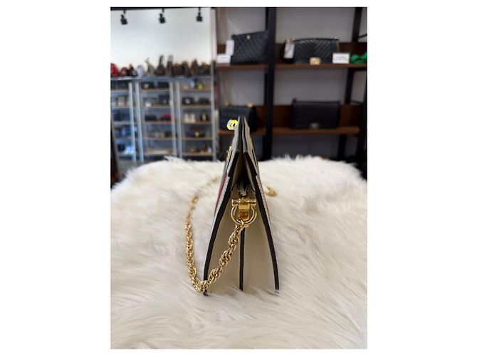 Gucci Borsa a Spalla Ophidia GG Supreme Multicolore - vista 7