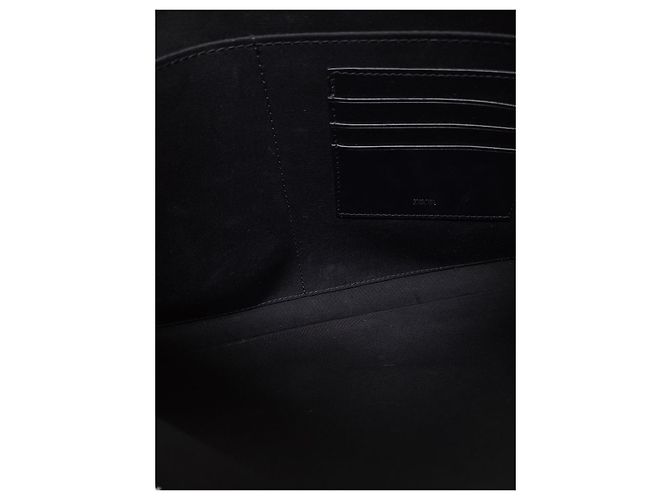 Dior Clutch con zip in jacquard Oblique beige e nero Marrone - vista 4