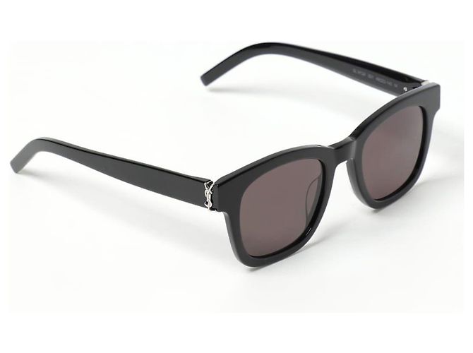 Occhiali da sole Classic Saint Laurent Paris neri Marrone - vista 3