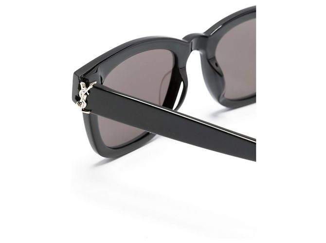 Occhiali da sole Classic Saint Laurent Paris neri Marrone - vista 7