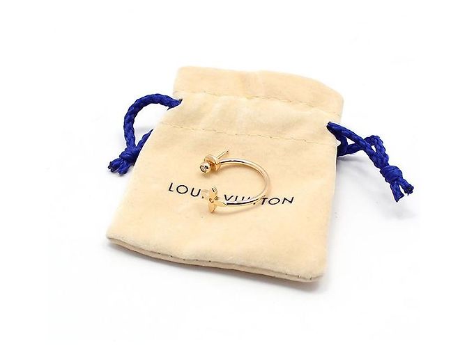 Louis Vuitton Orecchini a cerchio Edil Blossom in oro rosa e diamanti - vista 2