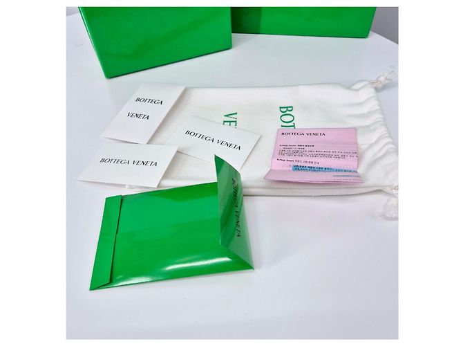 Bottega Veneta Portafoglio lungo Intrecciato da uomo Verde - vista 8